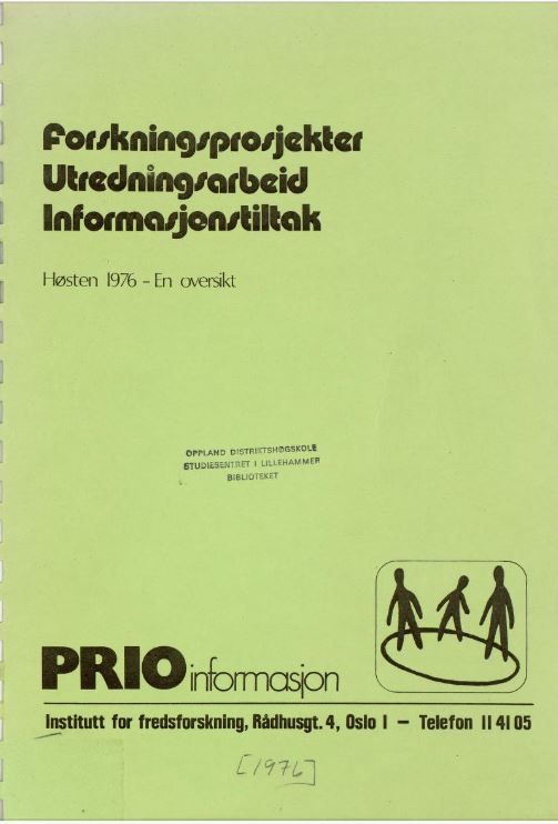 Front cover of publication