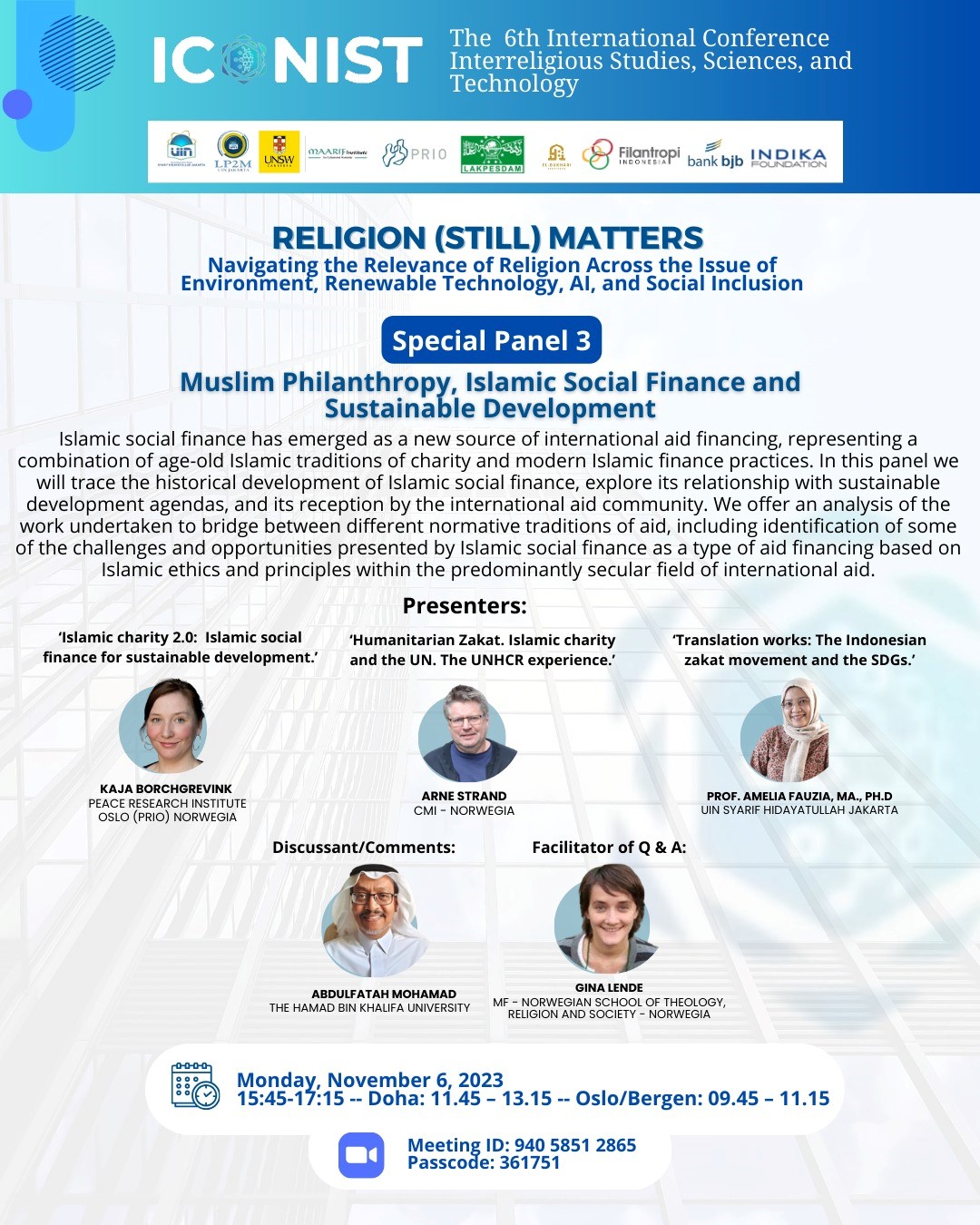 UIN JKT flyer ICONIST 23. Illustration: UIN JKT