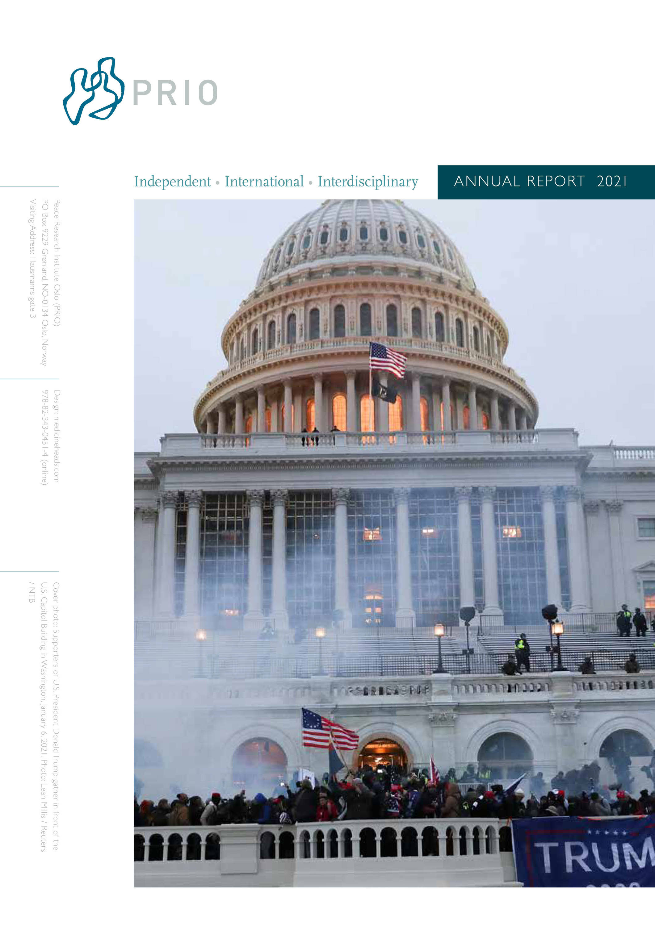 Prio Annual Report 2021 Peace Research Institute Oslo Prio Prio Annual Report 2021 Peace Research Institute Oslo Prio