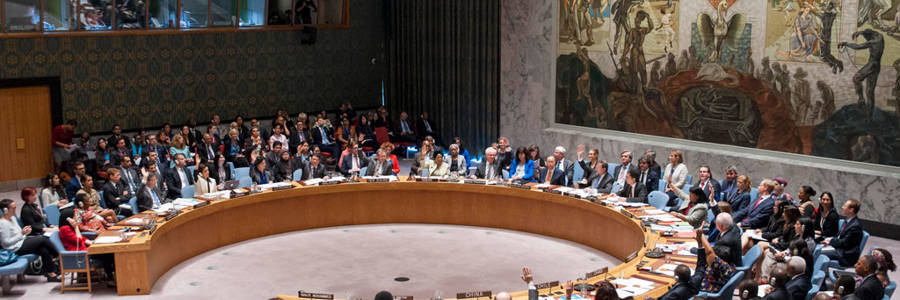 Members of the UN Security Council adopt a new resolution on Women, Peace and Security,13 October 2015. Photo:. UN Photo
